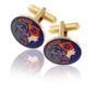 Egyptian Nefertiti Coin Cuff Links