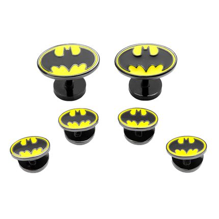 Enamel Batman Tuxedo Stud Set