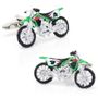 Enamel Dirt Bike Cufflinks