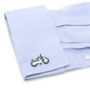 Enamel Dirt Bike Cufflinks