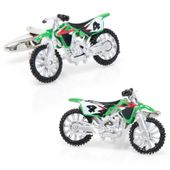Enamel Dirt Bike Cufflinks