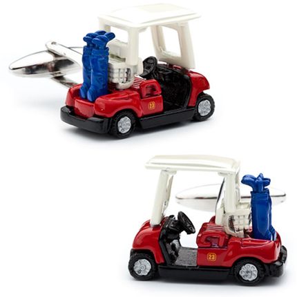 Enamel Golf Cart Cufflinks