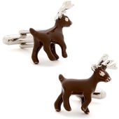 Enamel Reindeer Cufflinks