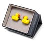Enamel Rubber Ducky Cufflinks