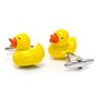 Enamel Rubber Ducky Cufflinks