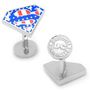 Enamel Stars and Stripes Superman Shield Cufflinks