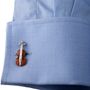 Enamel Violin Cufflinks