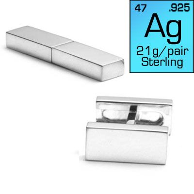 Engravable Flip Bar Cufflinks
