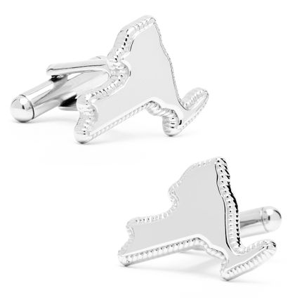 Engravable New York State Cufflinks