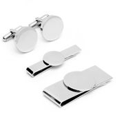 Engravable Round Infinity 3-Piece Gift Set