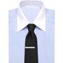 Etched Pyramids Tie Bar