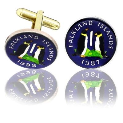 Falkland Islands Coin Cuff Links