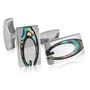Fashionable Gq Abalone Cufflinks