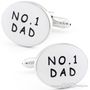 Father's Day "No. 1 Dad" Cufflinks