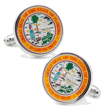 Florida Seal Cufflinks