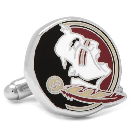 Florida State Seminole Head Cufflinks