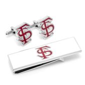 Florida State Seminoles Cufflinks And Money Clip Gift Set