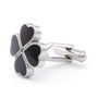 Four Leaf Clover Mens Cufflinks