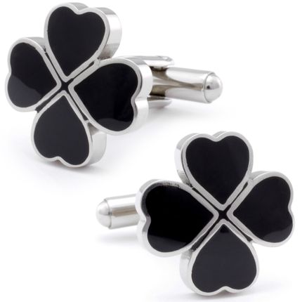 Four Leaf Clover Mens Cufflinks