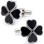 Four Leaf Clover Mens Cufflinks