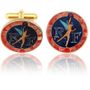 French Angel Coin Cuff Links