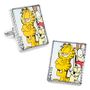 Garfield Comic Strip Stamp Cufflinks