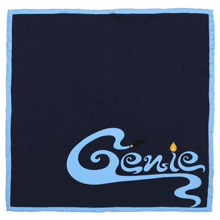 Genie Writing Pocket Square