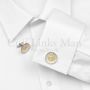 German 1-Mark Eagle Cufflinks