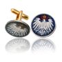 German Eagle Coin Cuff Links