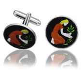 German Farming Coin Cuff Links