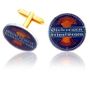 German Wheat Coin Cuff Links