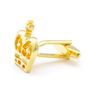 Gold British Crown Cufflinks