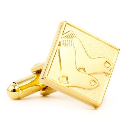 Gold Edition Red Sox Cufflinks