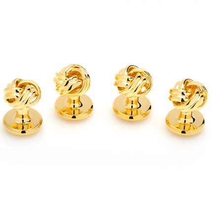 Gold Knot Studs