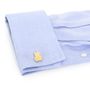 Gold Lucky Cat Cufflinks