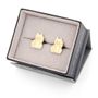 Gold Lucky Cat Cufflinks