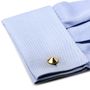 Gold Plated Double Spike Cufflinks-CLI-RR-439-GL