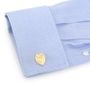 Gold Police Badge Cufflinks