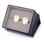 Gold Police Badge Cufflinks