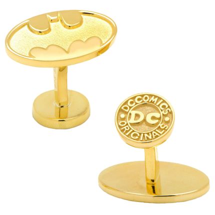 Gold tone Batman Cufflinks