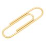 Gold tone Stainless Steel Paper Clip Money Clip