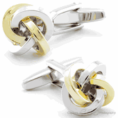 Golden Lady Knot Cufflinks