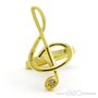 Golden Musical Fame Cufflinks