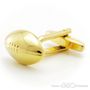 Golden Rugby Ball Cufflinks