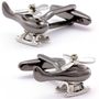 Gray Helicopter Cufflinks