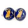 Greek 1 Drachma Coin Cufflinks