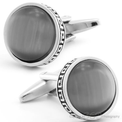 Greek Gray Cufflinks