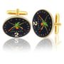 Greek Rifle Coin Cuff Links