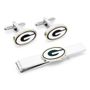 Green Bay Packers Cufflinks And Tie Bar Gift Set