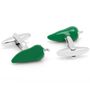 Green Chili Pepper Cufflinks
